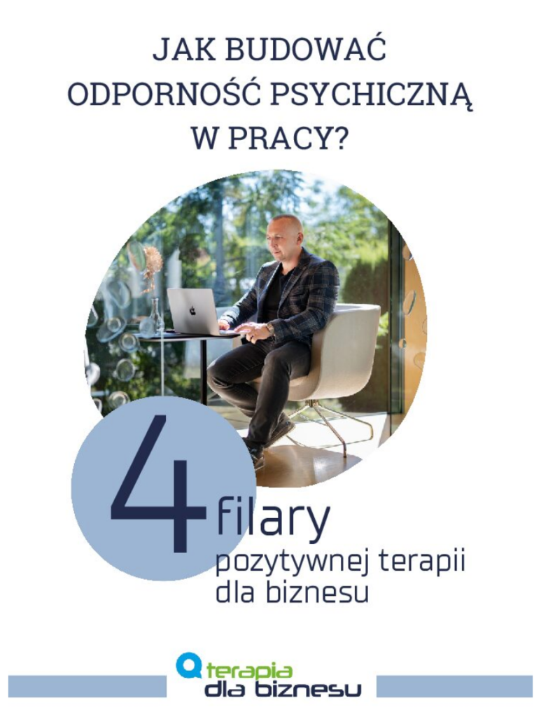 4 filary pozytywnej terapii dla biznesu